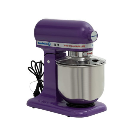 Миксер планетарный B-7A Foodatlas Eco, фиолетовый